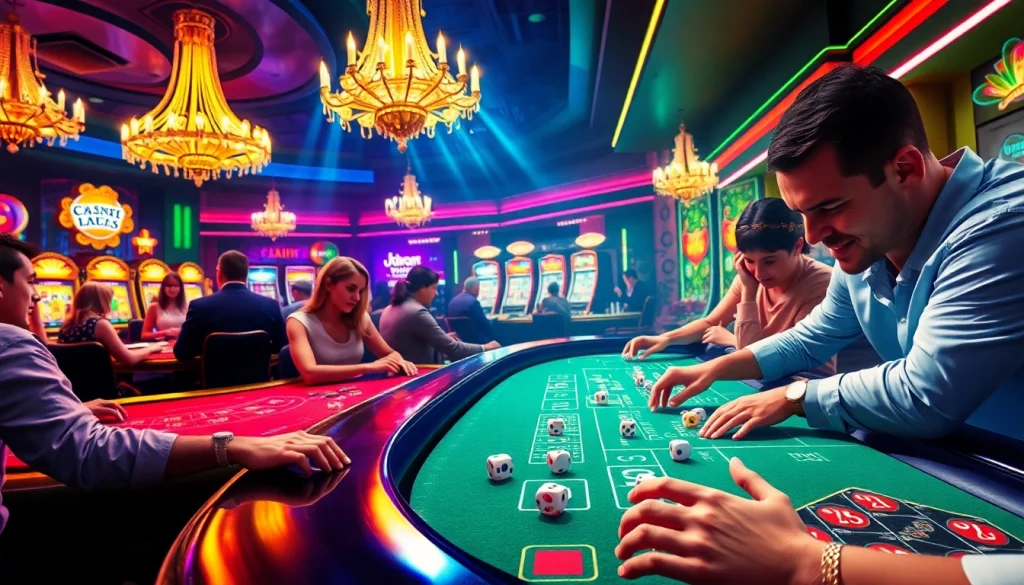 Experience thrilling gameplay at https://88aavina.com/ with lively casino tables featuring poker, roulette, and slot machines.