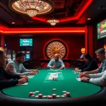 Experience thrilling poker gameplay at RR88 with cards and chips enhancing the casino excitement.