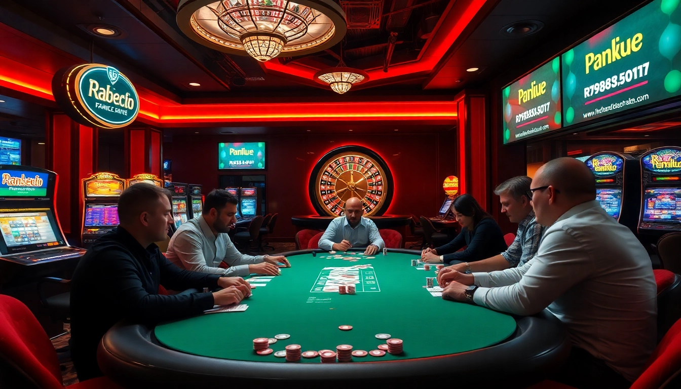 Experience thrilling poker gameplay at RR88 with cards and chips enhancing the casino excitement.