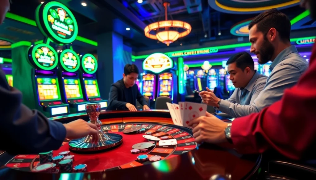 Experience excitement at the roulette table with vibrant colors and high stakes at https://hz88.my/.