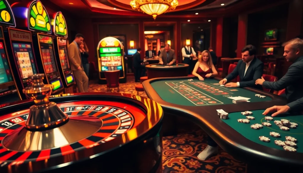 Experience the thrill of 33WIN at a captivating casino with roulette, poker, and slot machines.